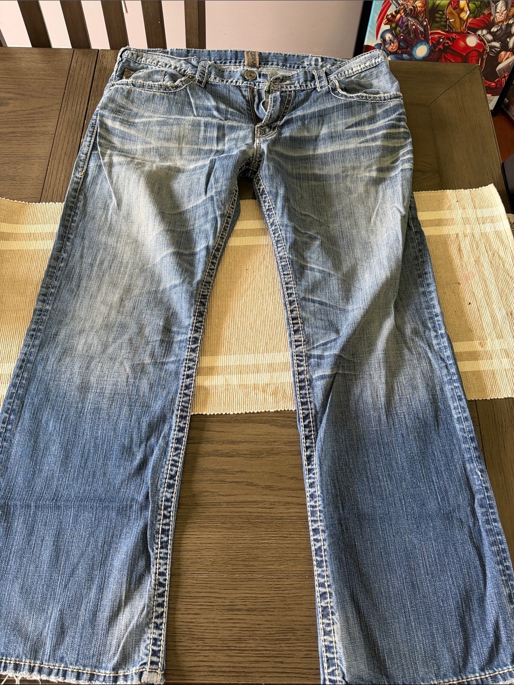 Silver Jeans Men's Medium Light Blue Bootcut Jeans